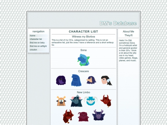 characterlist screenshot