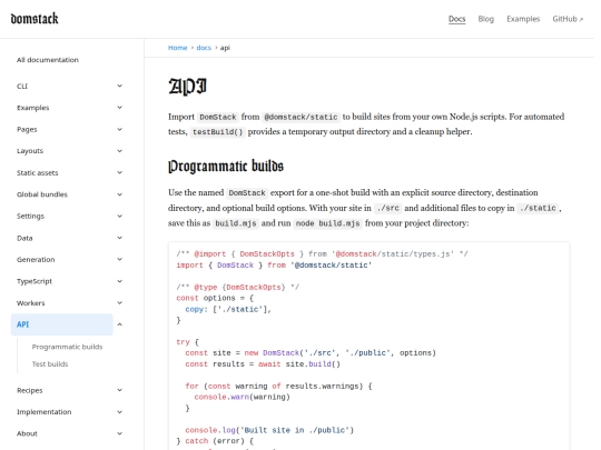 docs/api screenshot