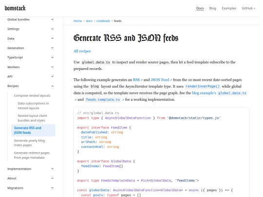 docs/cookbook/feeds screenshot