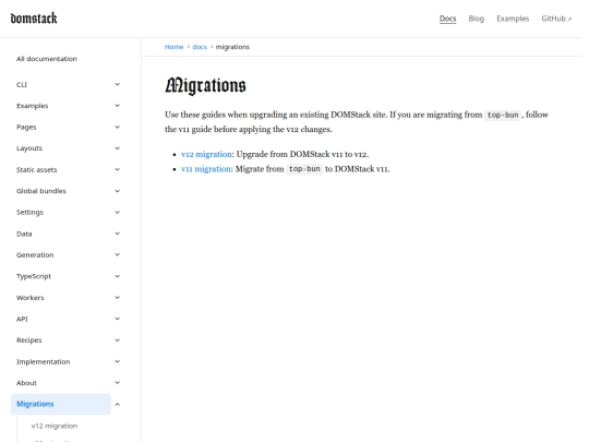 docs/migrations screenshot