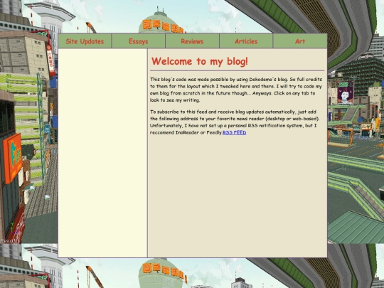 blog screenshot