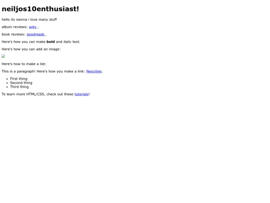 index screenshot