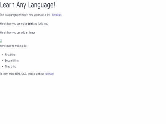 index screenshot