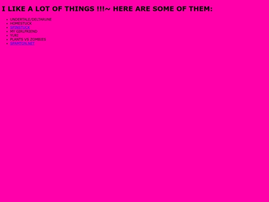 interests screenshot