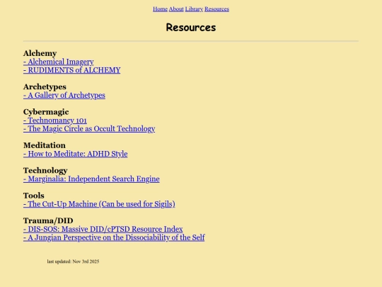 resources screenshot