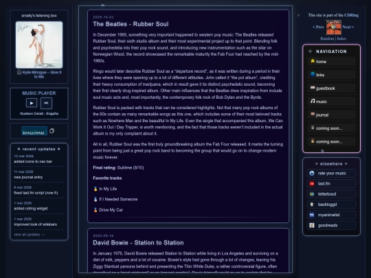 album-reviews screenshot