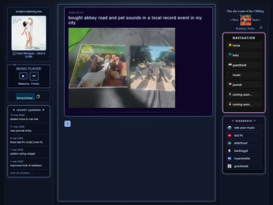 music-collection screenshot