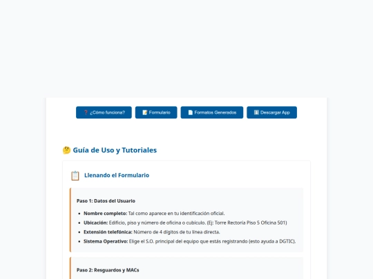 DGTIC/Altas screenshot