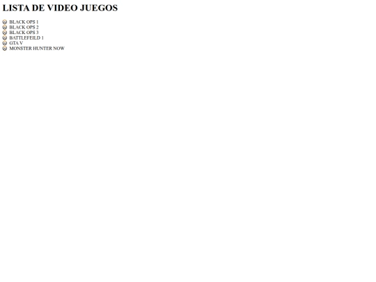 Escuela/lista screenshot