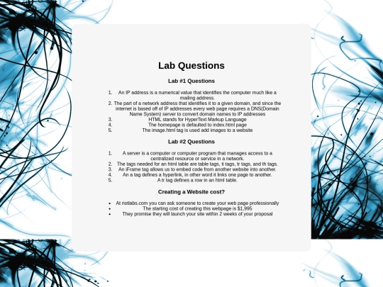 labQs screenshot