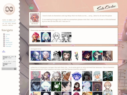 kinpage screenshot