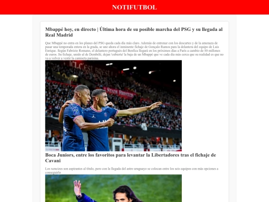 noticias_futbol screenshot