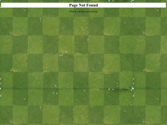 not_found screenshot