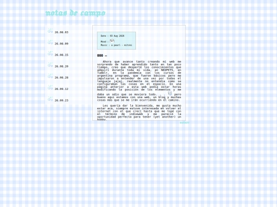 blog screenshot