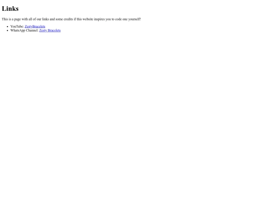 links screenshot