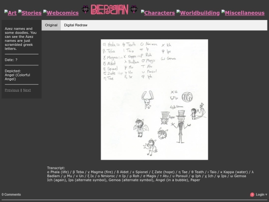 Art/Doodles Page/azez-names screenshot