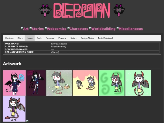 OCs/L/lilorett screenshot