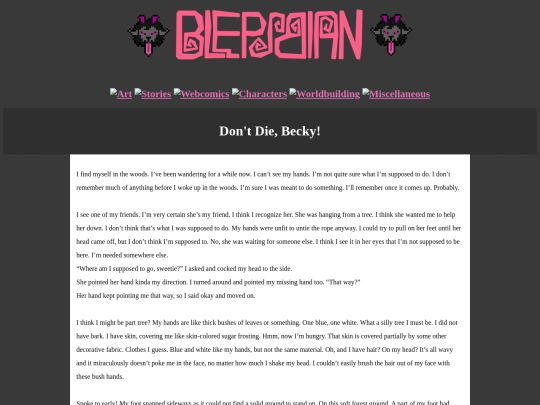 Stories/Broken Circle/dont-die-becky screenshot