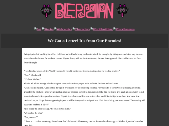 Stories/Broken Circle/we-got-a-letter screenshot