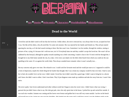 Stories/deadtotheworld screenshot