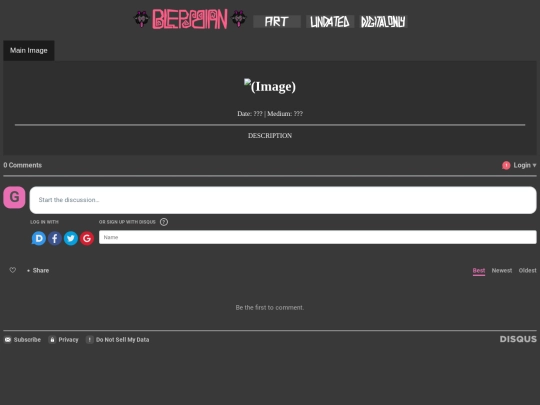 Templates/artpagetemplate screenshot