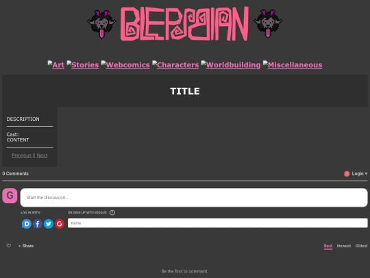 Templates/webcomictemplate screenshot