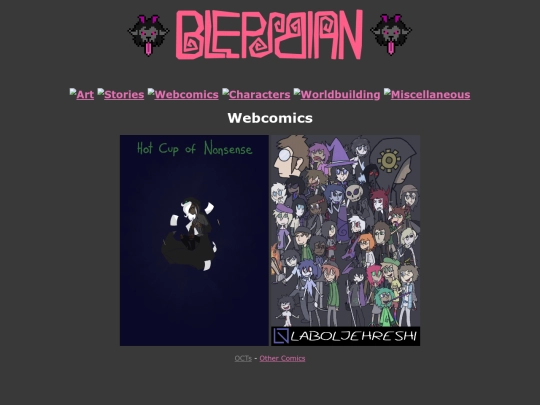 webcomicscontent screenshot