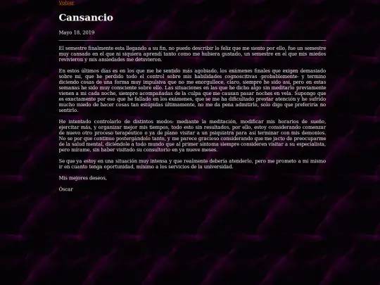 Blog/first-entry screenshot