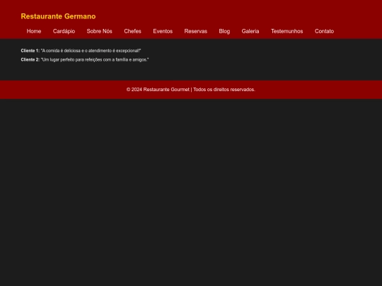 restaurant/testemunhos screenshot