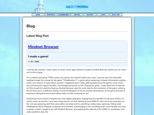 blog screenshot