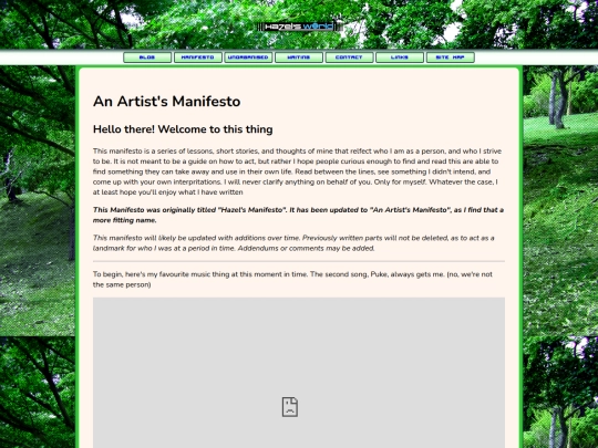 manifesto screenshot