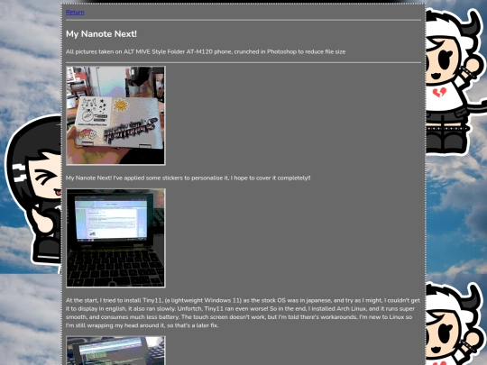 pages/devices/nanotenext screenshot