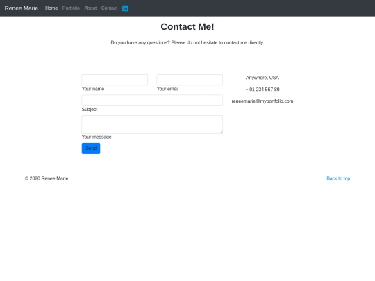 contact screenshot