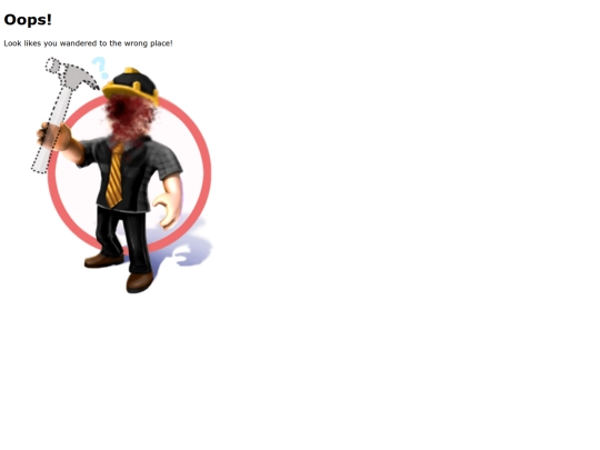 not_found screenshot