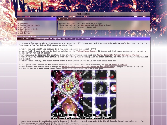 blog screenshot