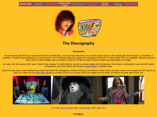 discography screenshot