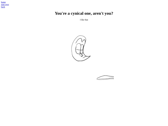 cynical screenshot