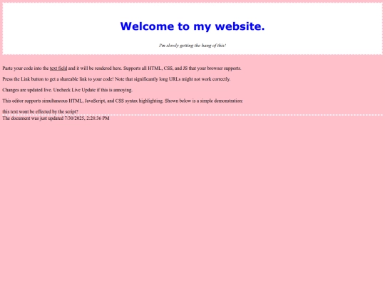 test screenshot