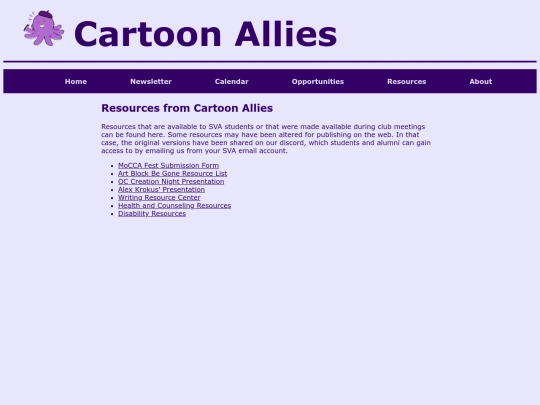 resources screenshot