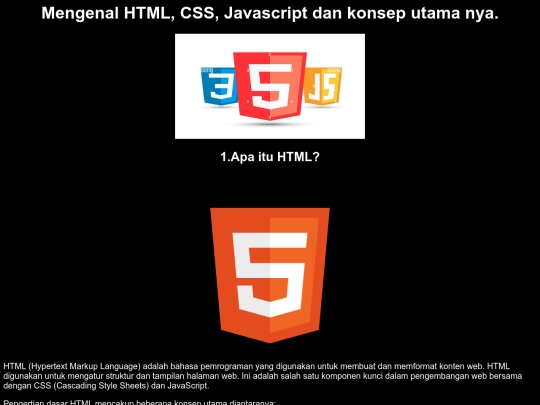web page screenshot