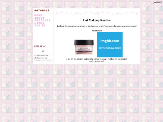 articles/makeup_routine screenshot