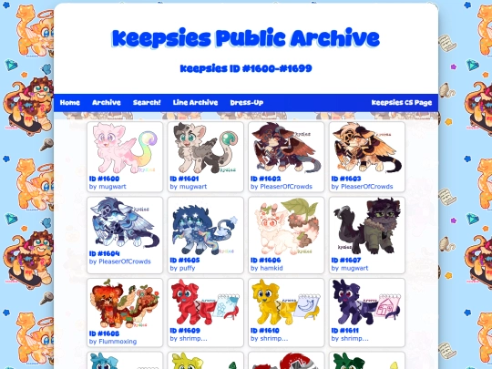 archive/1600-1699 screenshot