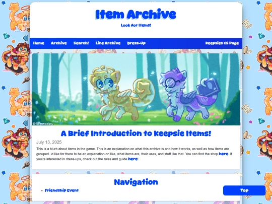 items screenshot