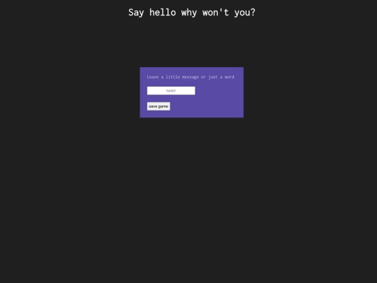 hello screenshot