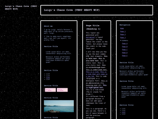 index screenshot