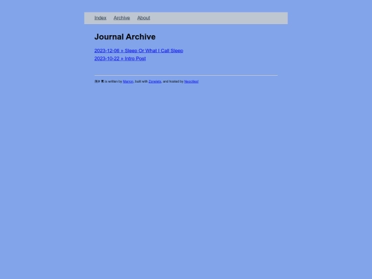 diary/archive screenshot