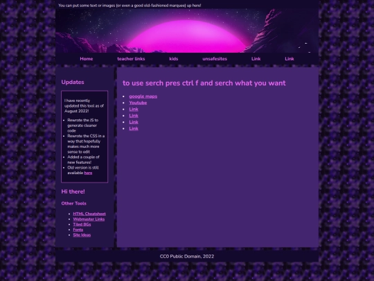 index screenshot