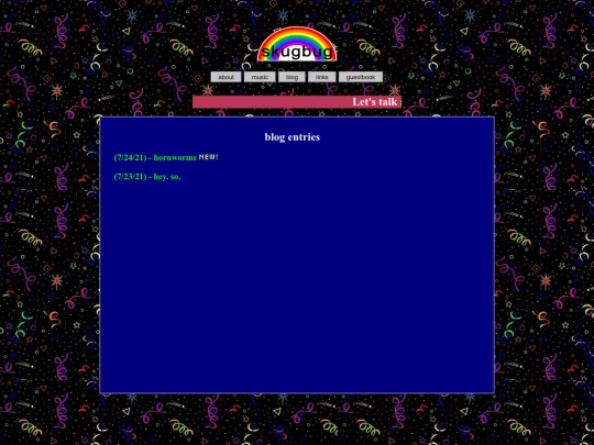 blog screenshot