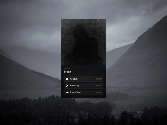 music/hoodie screenshot