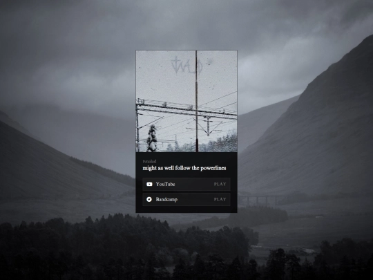 music/might-as-well-follow-the-powerlines screenshot
